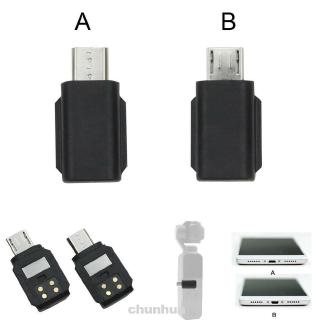 Smartphone Adapter Black Convert Easy Install High Speed Micro USB Portable Plastic Type C For DJI OSMO Pocket