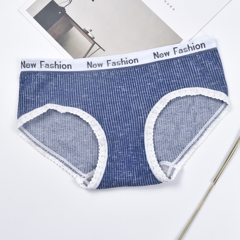 Quần Lót Cotton Lưng Vừa Nhiều Màu Thời Trang Cho Nữ