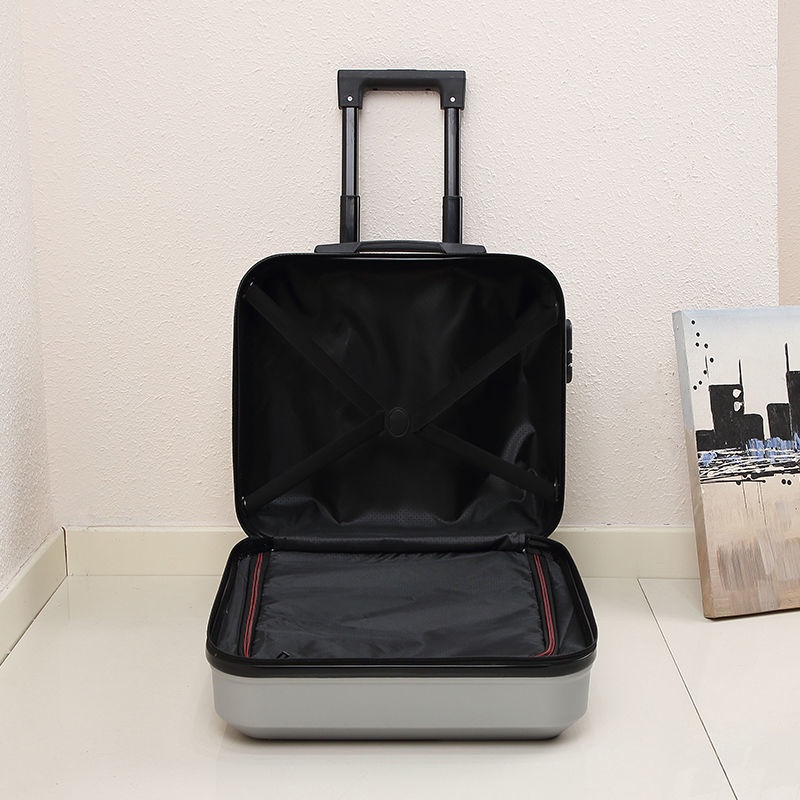 ✟ Hộp đựng hành lý nữ hành lý mini bánh xe đẩy phổ thông hộp 18 inch hộp nhỏ du lịch mật khẩu hành lý