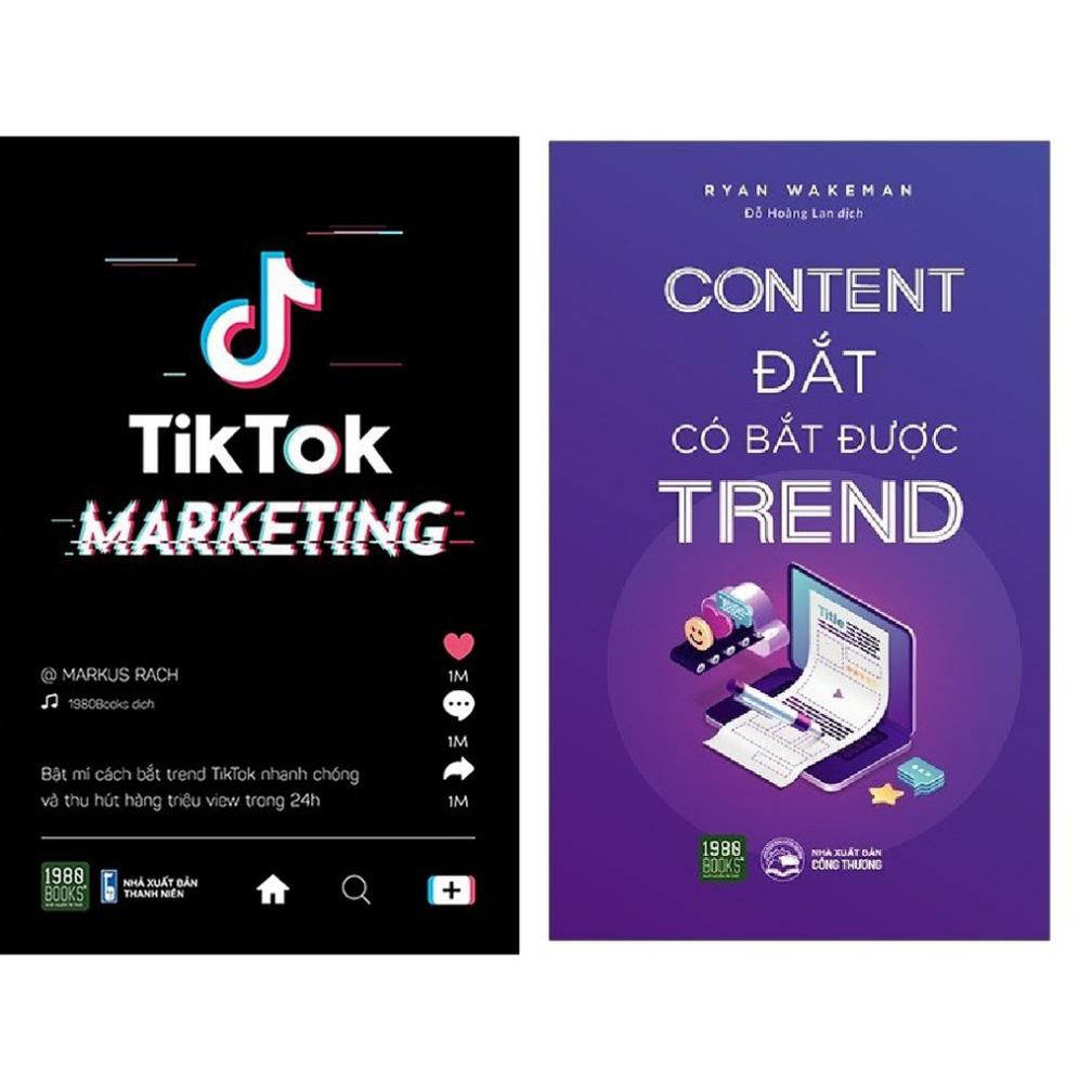 Sách - Tiktok Marketing + Content Đắt Có Bắt Được Trend