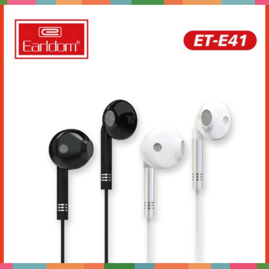 Tai Nghe Dây Nhét Tai Earldom E41 Có Mic Chơi Game Nghe Nhạc Cực Hay