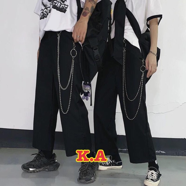 Quần rộng chun 2 xích KAP866