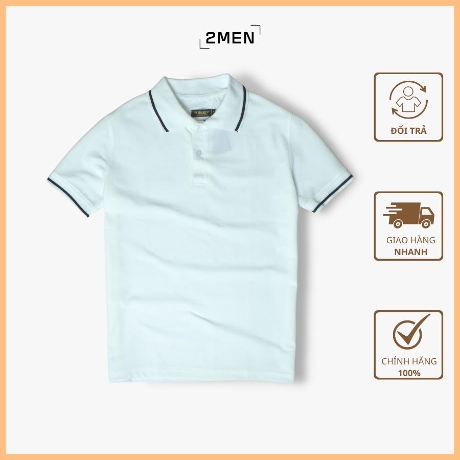 Áo Polo Nam Cao Cấp Vải Cá Sấu Cotton Chống Nhăn Dễ Phối Đồ, Áo Thun Nam Có Cổ Viền Cao Cấp Thanh Lịch - 2MEN