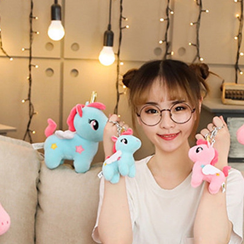 Đồ chơi nhồi bông Hình Kỳ Lân Trái Tim Dễ Thương 10/20cm