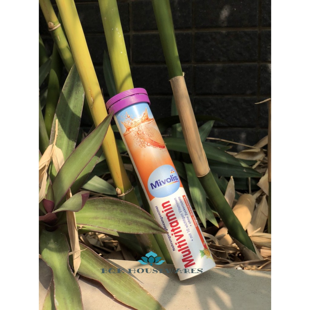 [ HÀNG ĐỨC ] Ống 20 Viên Sủi Vitamin C và MultiVitamin Das Gesunde Plus | Thế Giới Skin Care