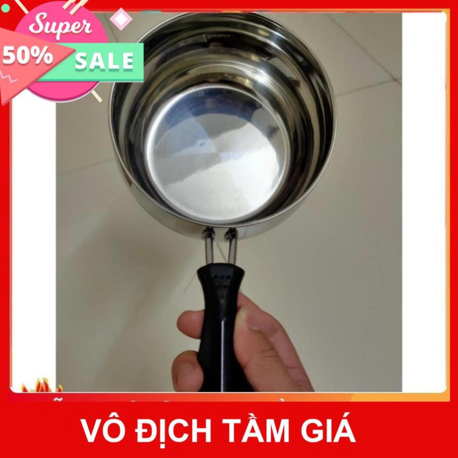 Nồi nấu bột , nấu cháo inox cho bé , đáy 2 lớp cao cấp ⚡️𝐌𝐢𝐞̂̃𝐧 𝐏𝐡𝐢́ 𝐒𝐡𝐢𝐩⚡️