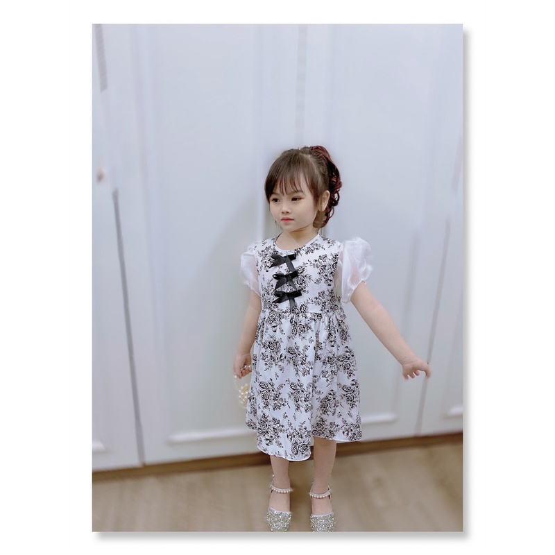 Váy đầm cao cấp cánh tiên cho bé xinh