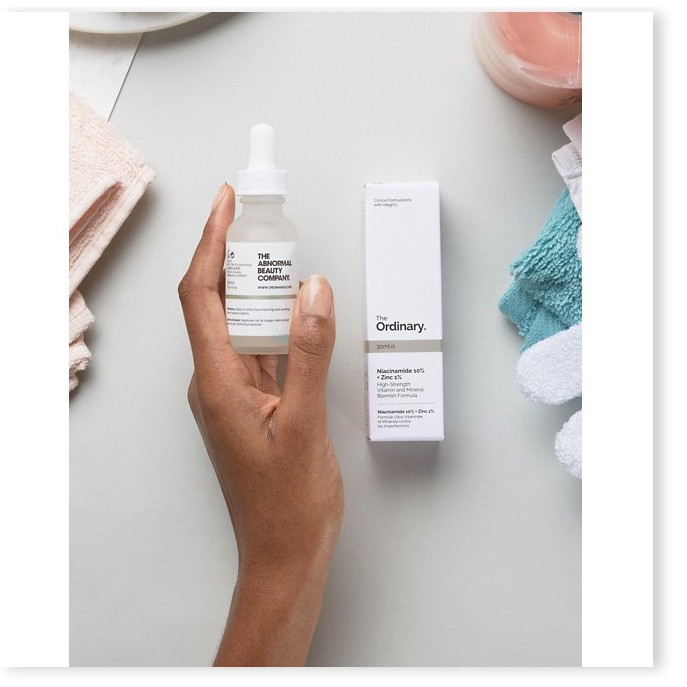 [Mã giảm giá] [Serum] Tinh chất Niacinamide (Vitamin B3) The Ordinary Niacinamide 10% + Zinc 1%