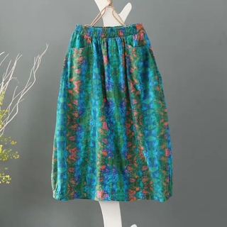 Chân váy Midi in họa tiết dân tộc D148