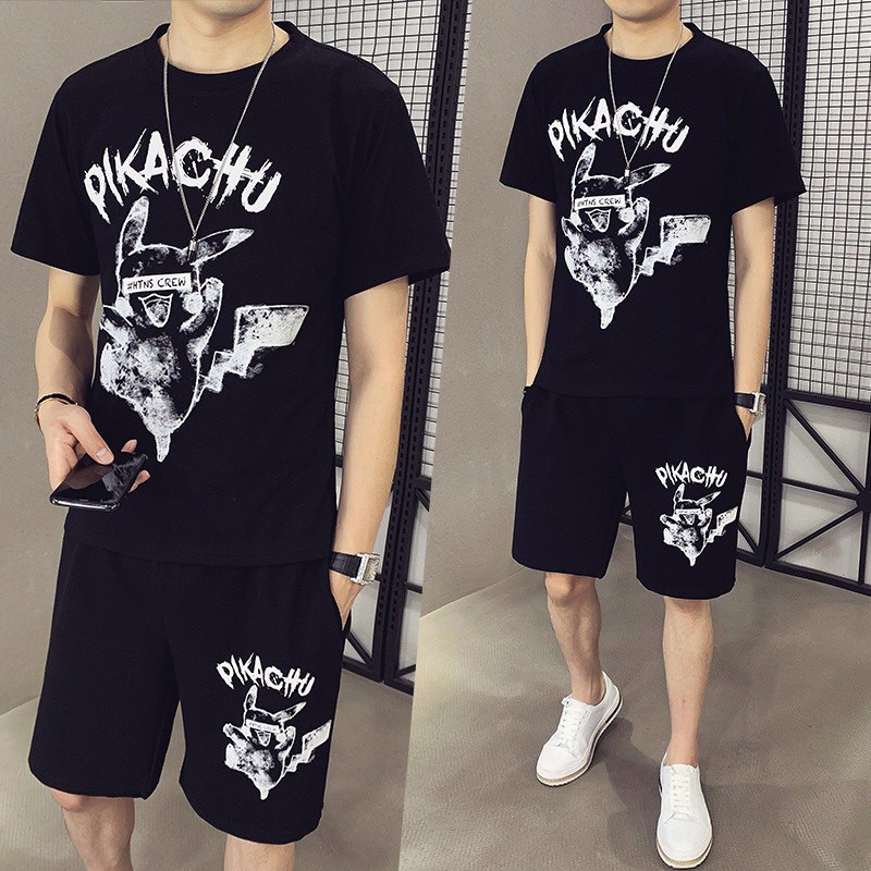 ❤️ BỘ PIKACHU 2 ❤️ ĐỒ THUN NAM NỮ IN HÌNH MẶC NHÀ MÁT NHẸ
