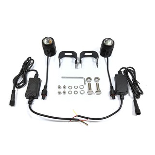 Đèn trợ sáng mini bi cầu mini cos vàng pha trắng -1 đôi Greennetworks