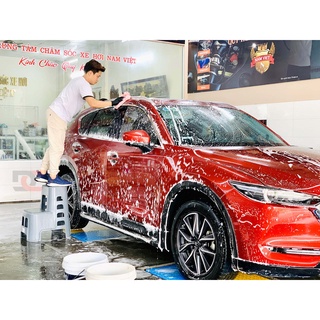 Ghế rửa xe 2 tầng cho dân chăm sóc xe