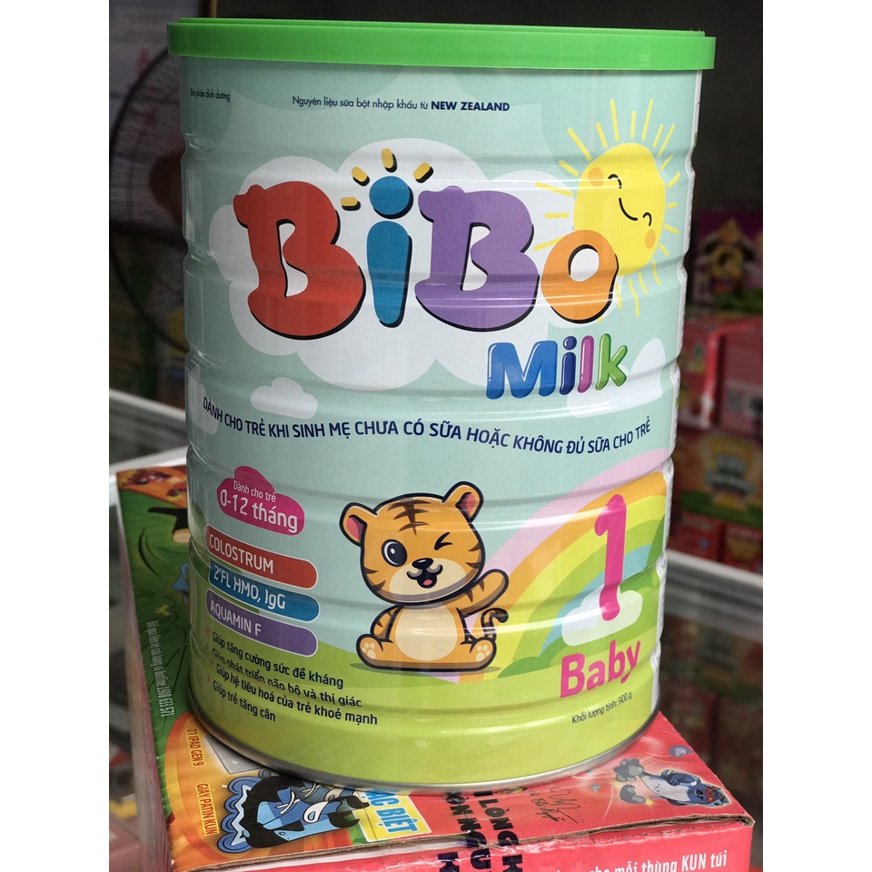 Sữa BiBo Milk Kid, lon 400g/900g.