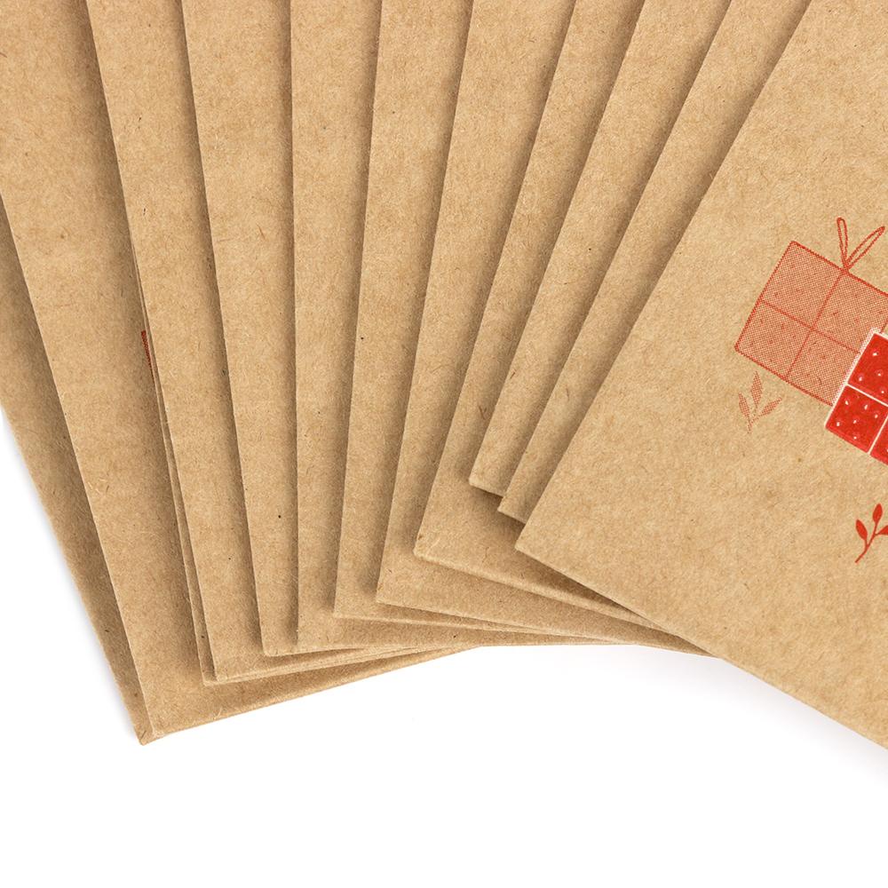 LAKAMIER Set 12 Túi Giấy Đựng Quà Giáng Sinh