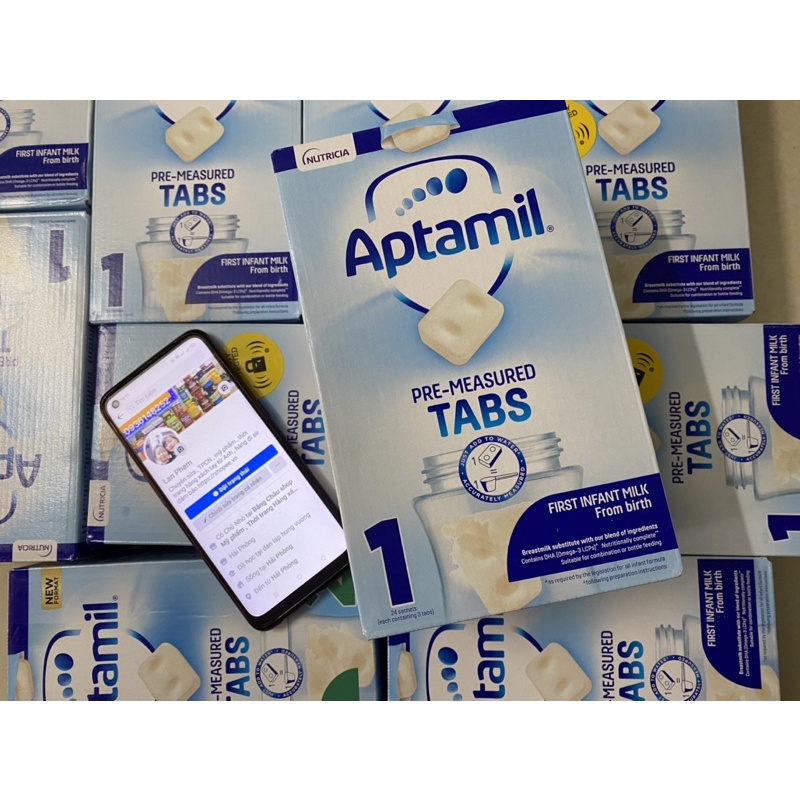 Sữa Aptamil pro của Anh dạng thanh hộp 24 thanh