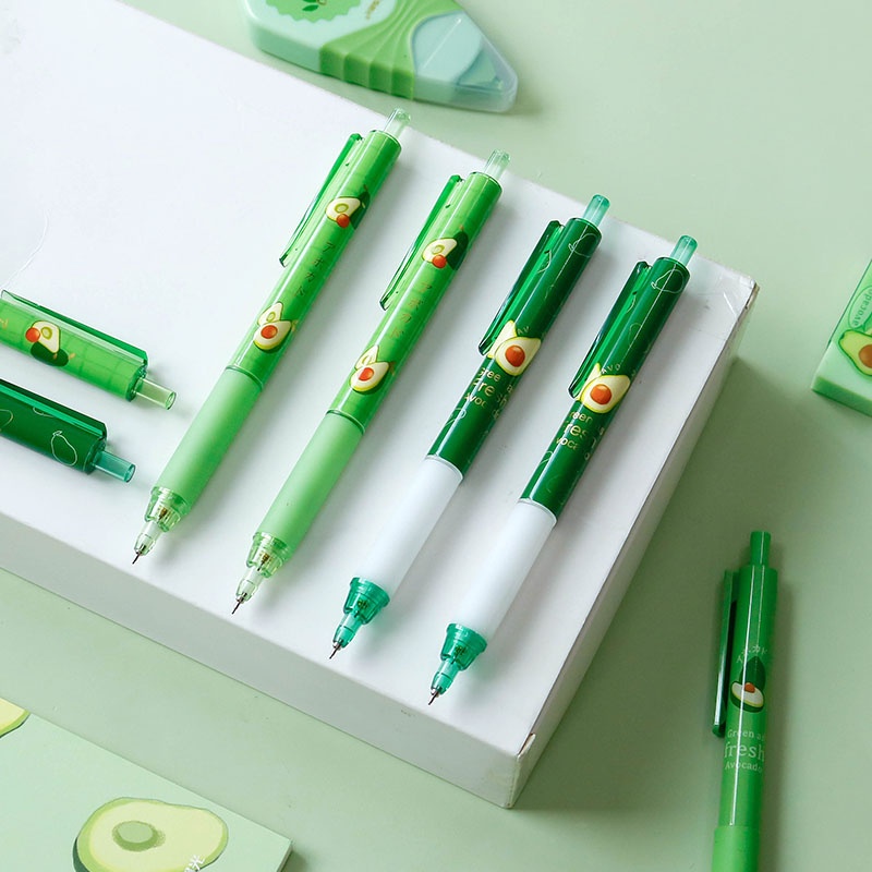 Bút chì bấm M&G AMPH5620 ngòi 0.5mm họa tiết quả bơ