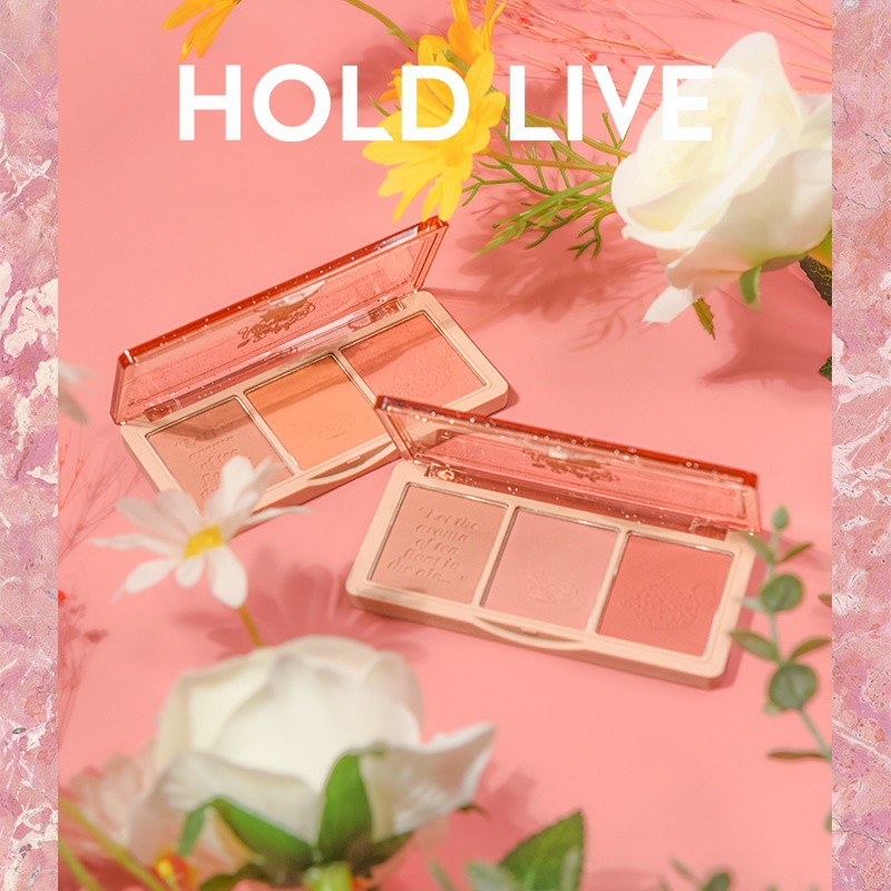 Phấn má Hold Live 3 ô Secret Garden Blush HL461 | BigBuy360 - bigbuy360.vn