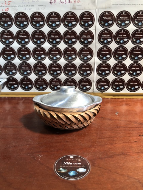 Nồi gang đúc 12cm, kho quẹt, đựng mắm
