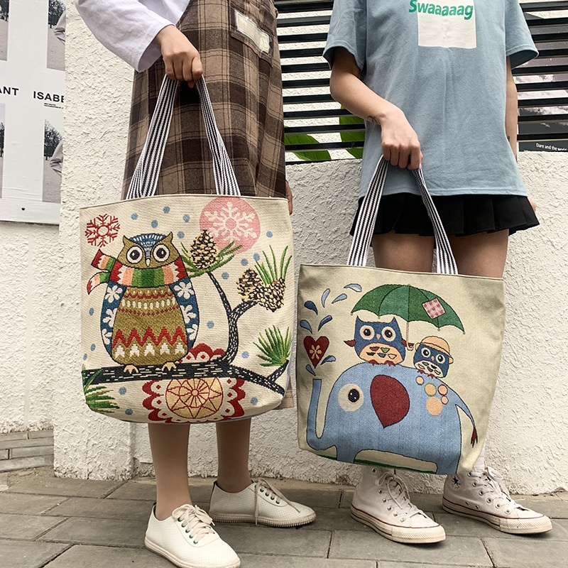 Túi xách ENVIROSAX họa tiết dễ thương thời trang cho nữ