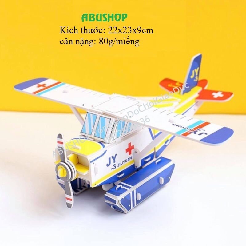 Đồ chơi mô hình 🐷FREESHIP🐷 Xếp hình 3D PUZZLE dạng xốp 18 đến 26cm,Đồ chơi trẻ em thông minh an toàn [mo hinh]5