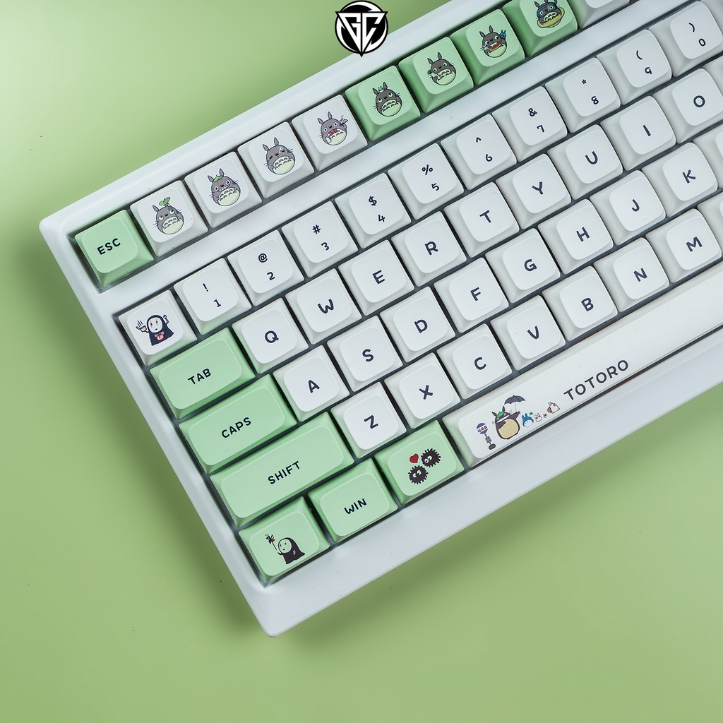 Keycap Totoro XDA 135 nút bàn phím cơ Thick PBT