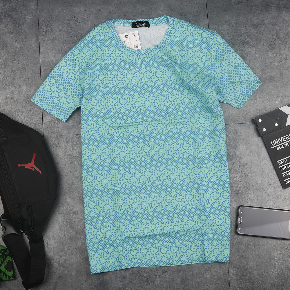 Áo phông nam Zara họa tiết cổ tròn hàng VNXK | BigBuy360 - bigbuy360.vn