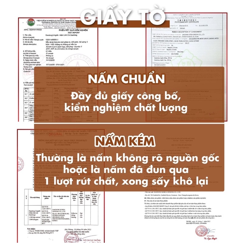 [Nhập khẩu Hàn Quốc] Nấm Linh Chi cao cấp Hàn Quốc Imsil Nonghuyp M 1kg | BigBuy360 - bigbuy360.vn