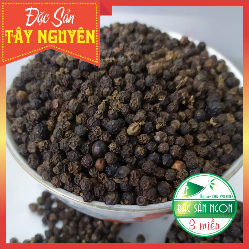 1kg Hạt Tiêu Đen Khô Đắk Sin (Hồ Tiêu, Black Pepper)