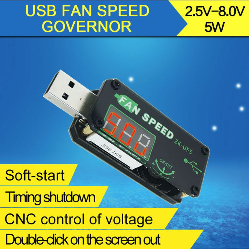 Mô Đun Điều Khiển Tốc Độ Quạt 5V USB Kèm Mô Đun Công Tắc Dành Cho DC 4-12V Sang 2 5-8V 5W