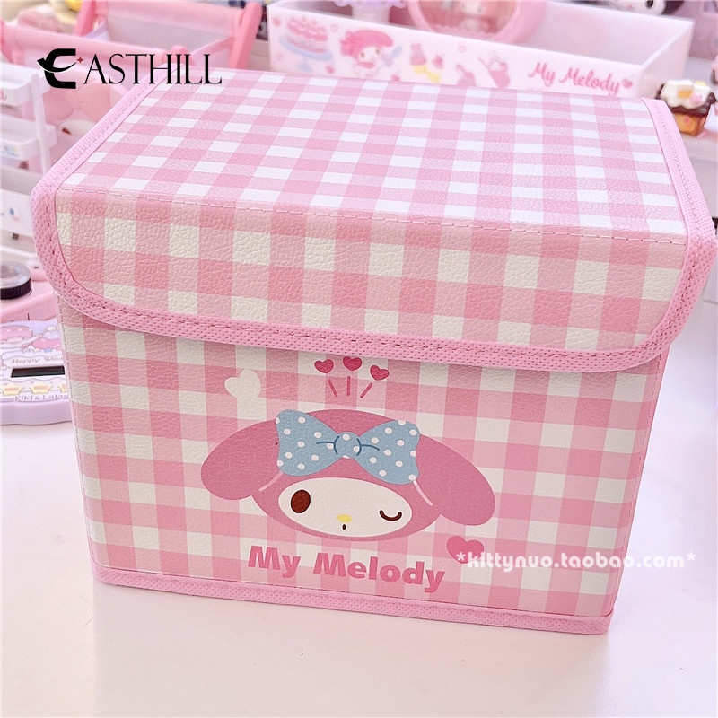 Hộp Đựng Đồ In Hình Cinnamoroll My Melody Kuromi Đáng Yêu Cỡ Lớn 19Cmx14Cmx15Cm