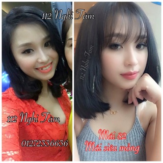 Tóc mái mưa làm từ tóc thật 100%
