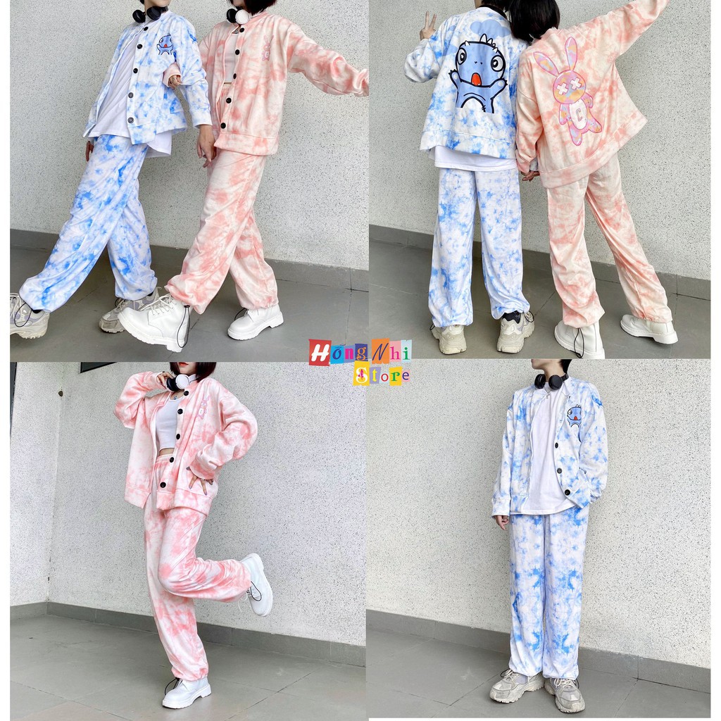 Áo Khoác Cardigan Loang Màu In Hoạt Hình Dáng Rộng Unisex Nam Nữ- Cardigan 3D - KC01 | BigBuy360 - bigbuy360.vn