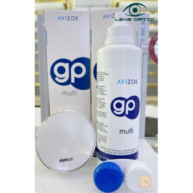 Dung dịch ngâm rửa lens cứng Avizor GP Multi 24ml - Nước ngâm kính áp tròng Otho K- Lens Optic