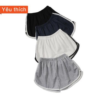 Quần Short tập gym về 2 màu đen xám