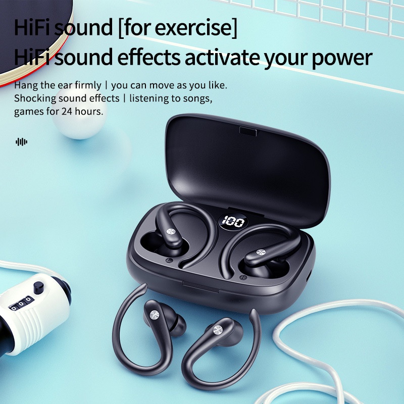 Tai nghe bluetooth NEWMSNR không dây TWS móc tai chống thấm nước IPX5 chất lượng cao