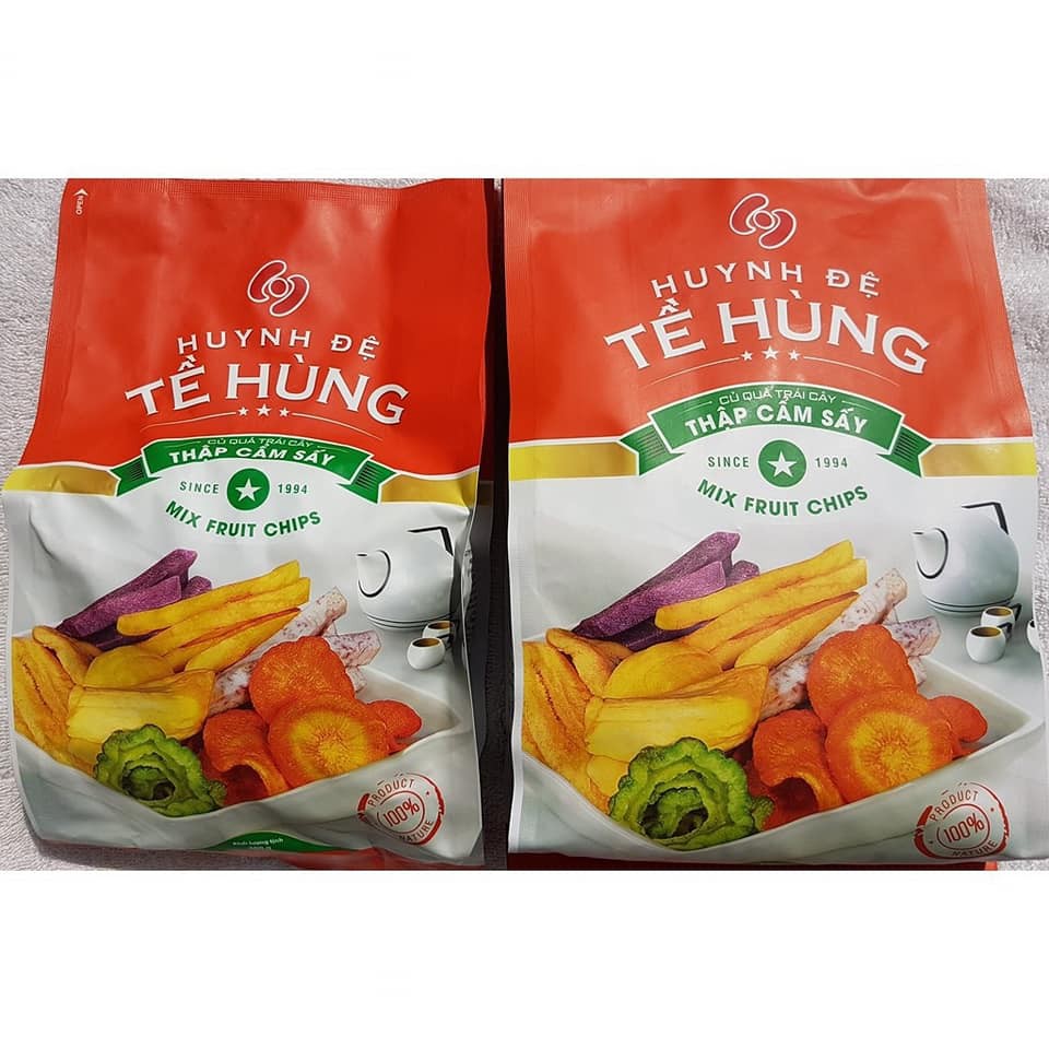 Thập cẩm HUYNH ĐỆ TỀ HÙNG gói 500g hạn 12 tháng .