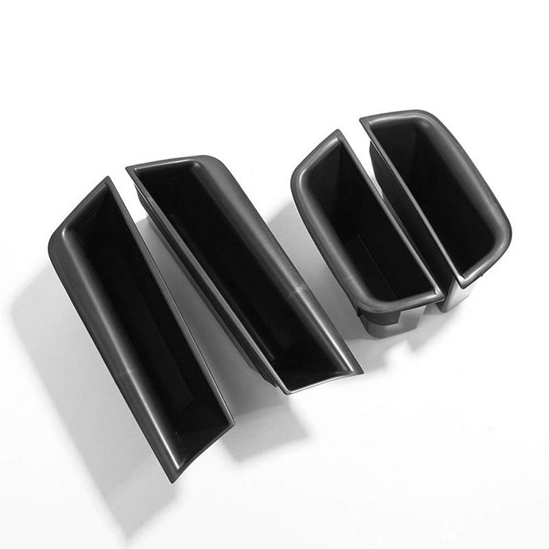 Bộ 4 Hộp Đựng Đồ Dùng Gắn Tay Vịn / Cửa Trước / Sau Trang Trí Nội Thất Xe Hơi Mercedes Benz C Class W204 2008-201