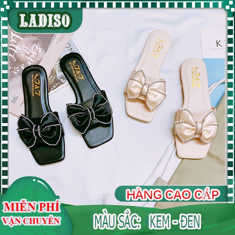 Dép nữ quai ngang LADISO phong cách Hàn Quốc xinh xắn dễ thương TT306