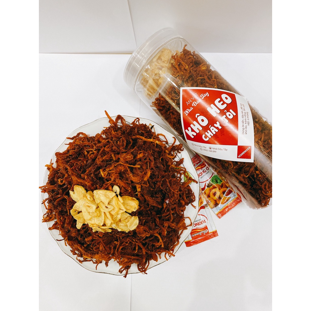 250G Khô Heo Cháy Tỏi Siêu Ngon Ăn Vặt Nhà Dâu Tây | BigBuy360 - bigbuy360.vn