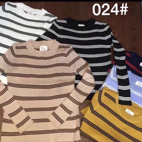 G03. 024. ÁO LEN SỌC KẺ DÀI TAY | BigBuy360 - bigbuy360.vn