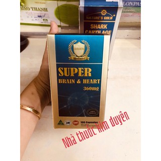 viên uống hoạt huyết bổ não super brain & heart hộp 100 viên