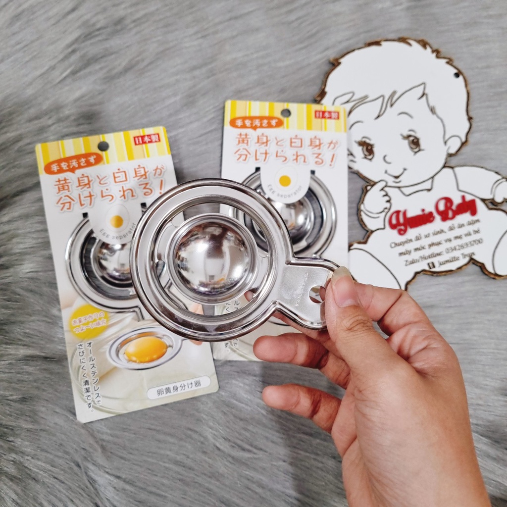 Tách lòng đỏ trứng inox Nhật