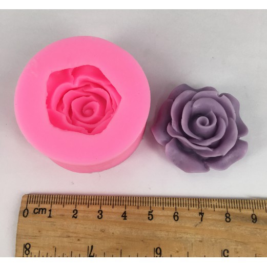 Khuôn silicon làm rau câu làm bánh mẫu hoa hồng mỏng MS92