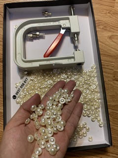 Hạt trai không lỗ( cườm đóng )