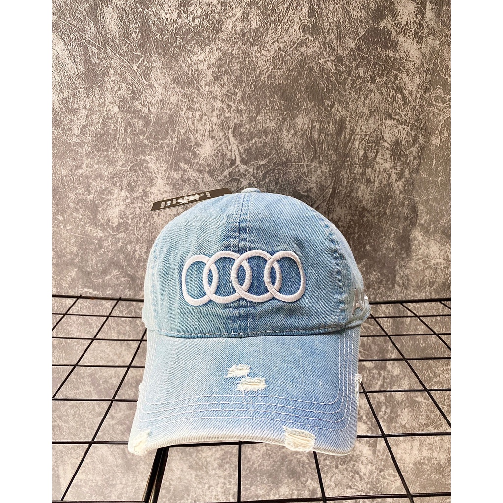 Mũ Lưỡi Trai Jean Audi ❤️Freeship❤️ Nón Lưỡi Trai Jean Thời Trang