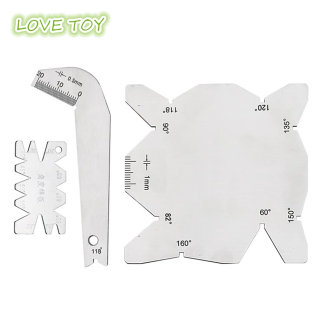 Set 3 Thước Đo Góc Mũi Khoan Đa Năng Bằng Thép Không Gỉ