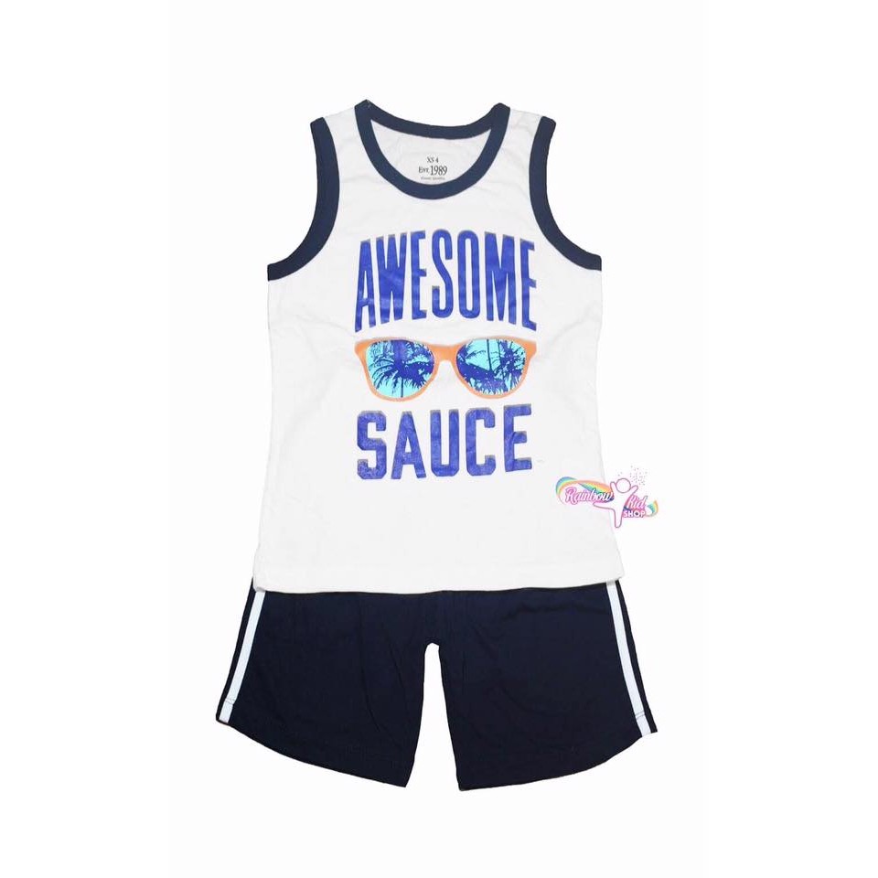 Bộ thun ba lỗ bé trai Place (VNXK)