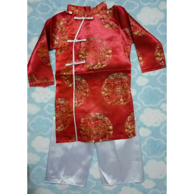 Áo dài cúc Tàu cho bé trai