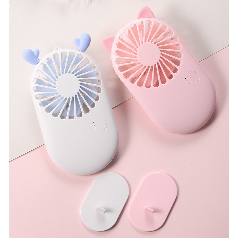 Xiaomi YouPin Quạt Mini Cầm Tay - Quạt Tích Điện Nhỏ Gọn Tiện Lợi 3 chế độ gió Q2