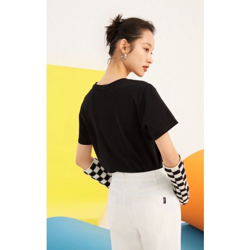 Áo thun nữ cao cấp cổ tròn GYZ chất vải cotton dày đẹp co giãn hàng đẹp chuẩn hình